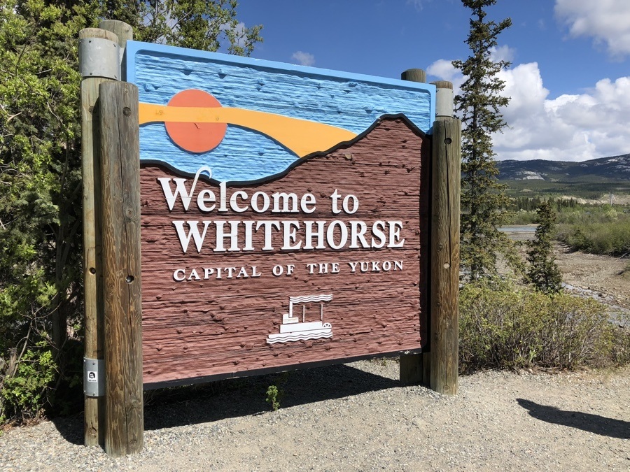 Watson Lake to Walmart in Whitehorse a rainy drive