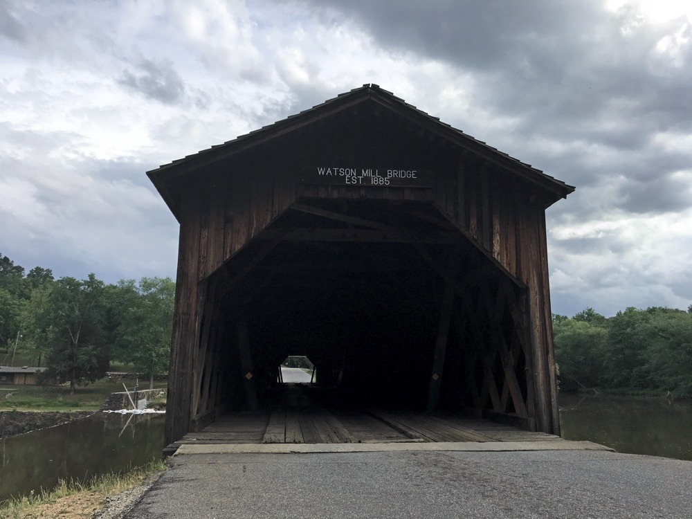 Watson Mill Bridge State Park and a Trip to the Grit | VeganRV