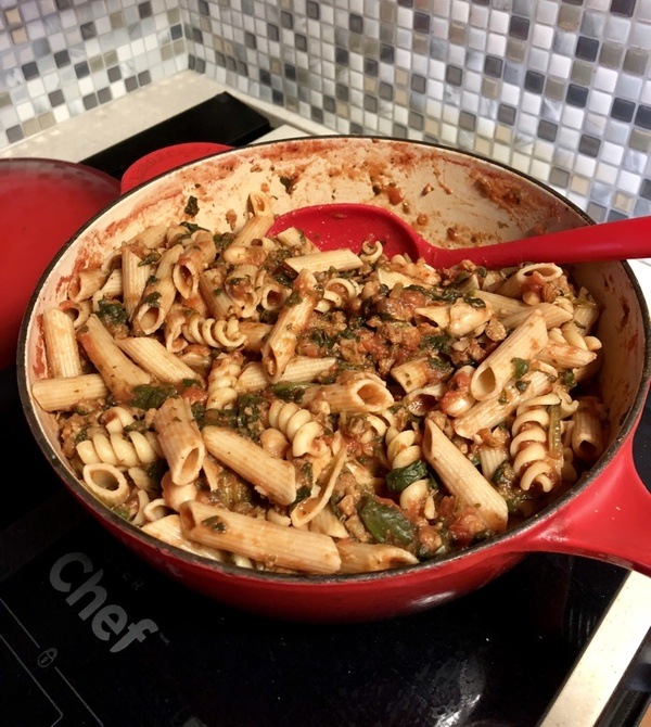 pasta_e_fagioli_2 pasta e fagioli recipe from pantry items.