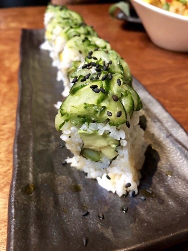 lotus roll at Karma Sushi in Flagstaff, Arizona. lotus roll at Karma Sushi in Flagstaff, Arizona.