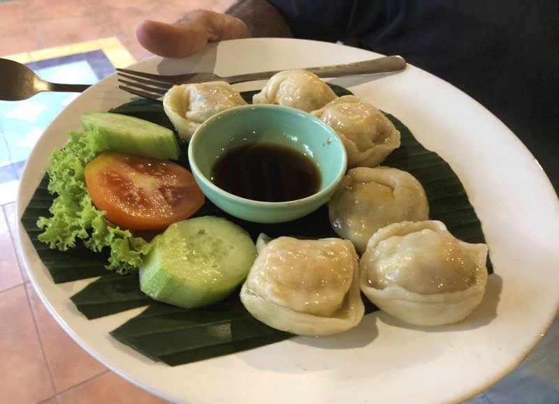 sopa_2 boiled dumplings at sopa in ubud, bali, indonesia.