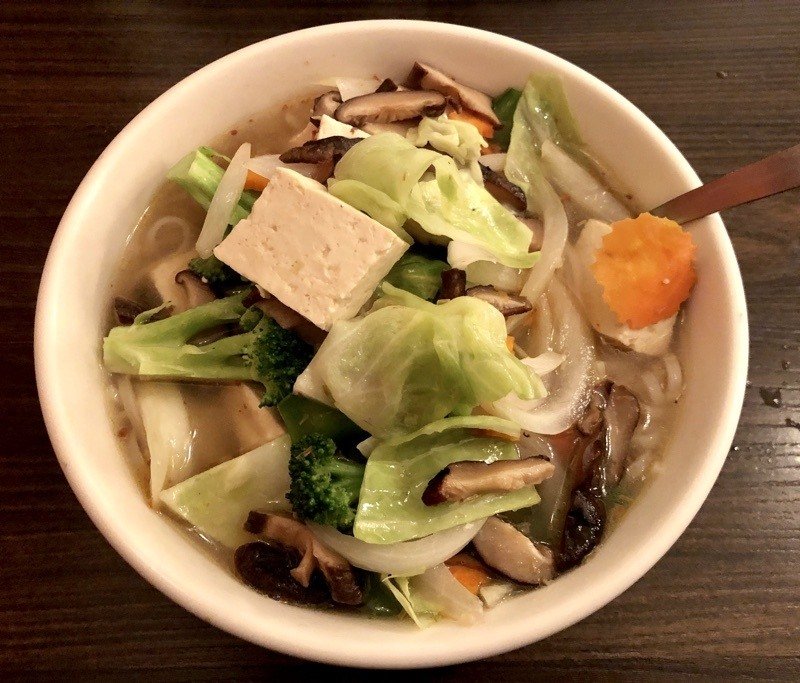 vegan spicy lemongrass soup at red curry vegan kitchen flagstaff, arizona. vegan spicy lemongrass soup at red curry vegan kitchen flagstaff, arizona.