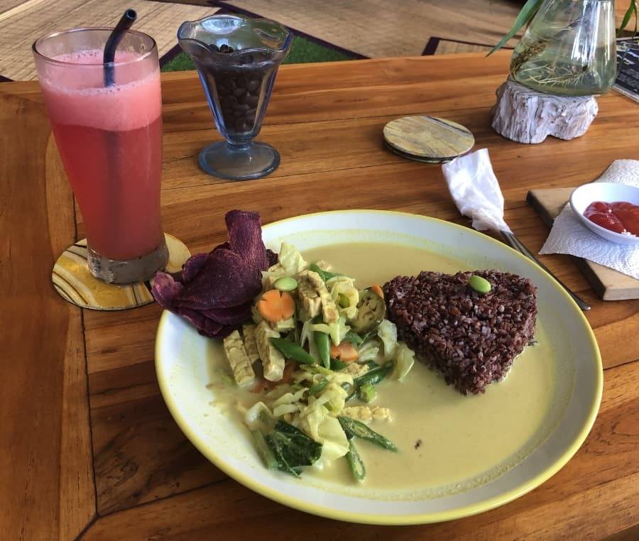 ayo_vegan_9 curry martabak at ayo vegan in ubud, bali, indonesia.