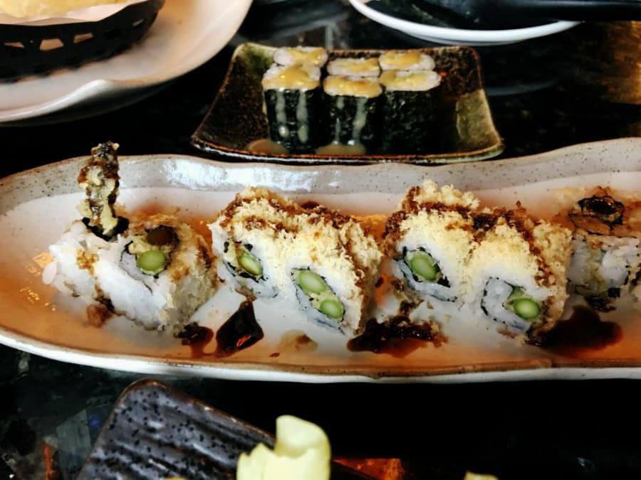 east_by_southwest_1 crunchy asparagus roll at east by southwest in durango, colorado.