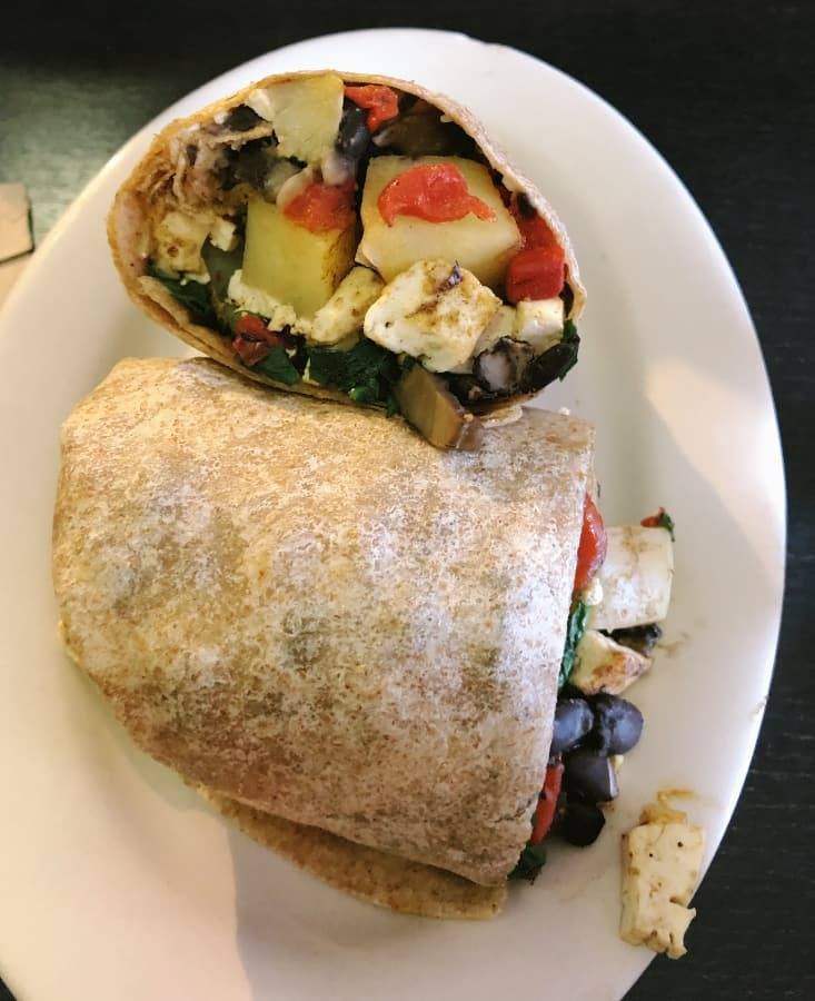 raider_ridge_cafe_2 vegan big canyon burrito at raider ridge cafe in durango, colorado.