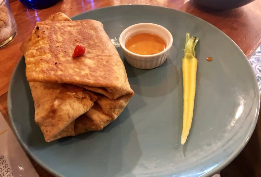 the_yellow_carrot_4 vegan burrito at the yellow carrot in durango, colorado.