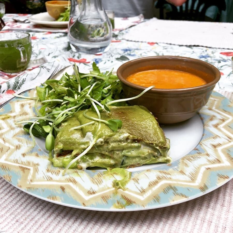 turtle_lake_3 avocado poblano enchiladas at turtle lake cafe in durango, colorado.