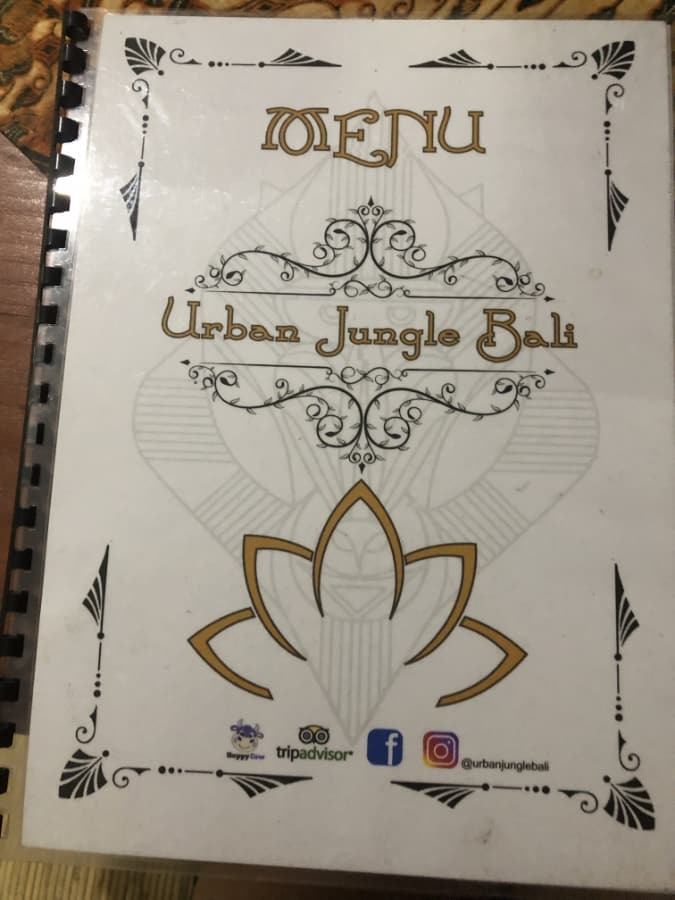 urban_jungle_1 menu at urban jungle ubud, bali, indonesia.