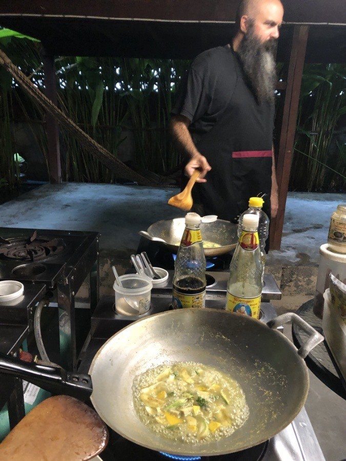 Version 2 ning's kitchen vegan cooking n chiang mai, thailand.