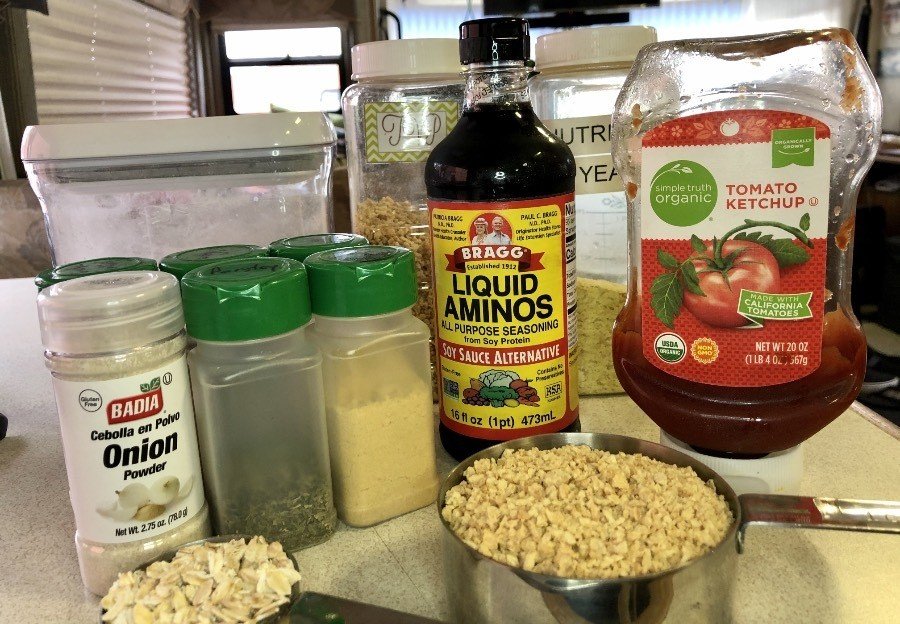 vegan-meatballs-ingredients ingredients for vegan meatballs.